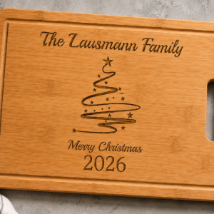 Personalized Family Christmas Tree Wooden Board