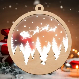 Santa Tree Ornament