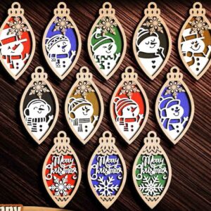 12 Set Snowman